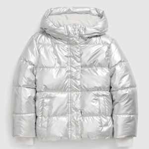 Gap Kids Silver Puffer